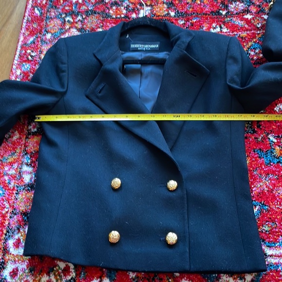 Herbert Grossman for Talbots double breasted wool blazer - Picture 6 of 8